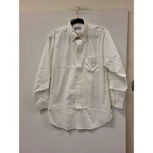 AMR‎ Professional Apparel Dress Shirt Mens 16 1/2 33 White Long Sleeve Button Up